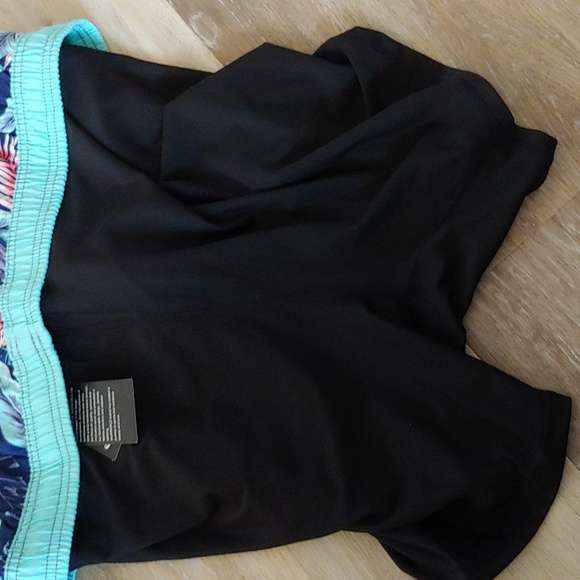 NWT Silkworld Men's Blue Floral Lined Swim Trunks Size XXL - Picture 4 of 6